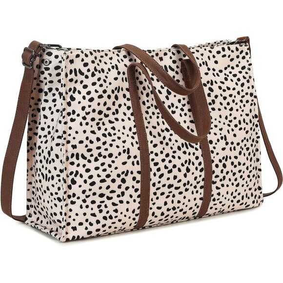 Handbags - Laptop Tote Bag for Women Work 15.6 inch Canvas
